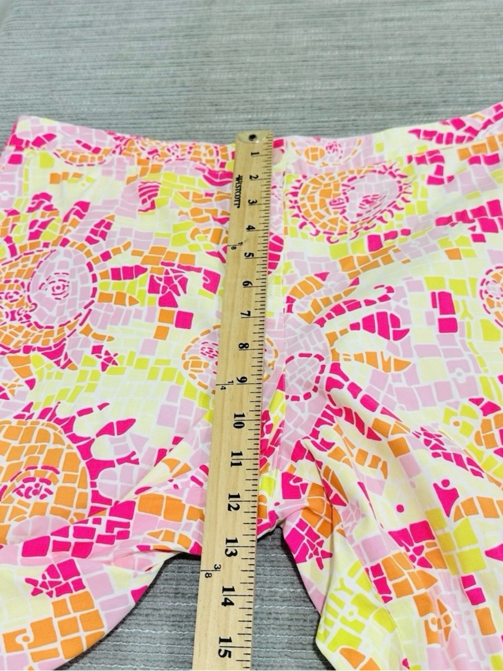 Lilly Pulitzer Women’s Pants‎ Size 12 Colorful Pink Orange Cropped - Picture 5 of 8